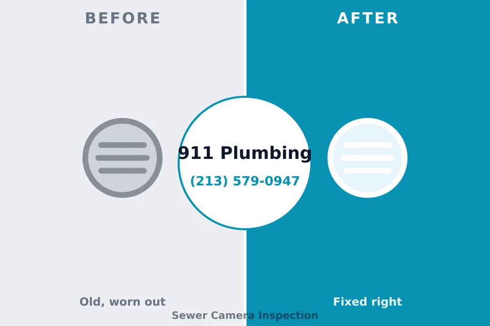 Before and after: plumbing company Spanaway, WA